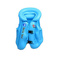 Дитячий надувний жилет BT-IG-0007, розмір S, 43 x 36,5 см (Синій) lb
