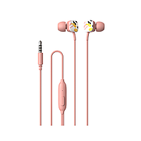 Навушники-гарнітура внутрішньоканальні (вакуумні) HAVIT HV-E58P, pink
