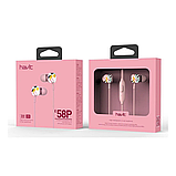 Навушники-гарнітура внутрішньоканальні (вакуумні) HAVIT HV-E58P, pink, фото 3