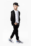 Спортивный костюм для мальчика X-SHOW 99192 кофта + штаны 140 см Черный (2000989731221) GL, код: 8310499