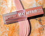 Bellaoggi МАТОВАЯ РІДКА ПОМАДА  MAT AFFAIR 12H 02 UNDRESSED, фото 2