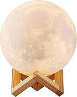 Настольный 3D светильник ночник Луна Magic 3D Moon Lamp