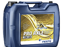 Масло трансмис. синтетическое NESTE Pro Axle 75W140 20л (API GL-5; MIL-L-2105 D; Scania STO 1:0)