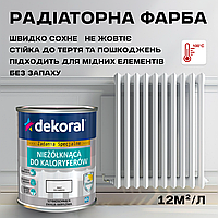 Dekoral 0,75л Краска радиаторная акриловая белая, Польша