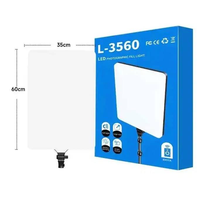 Видеосвет LED для блогера и бьюти мастеров L-3560, Прямоугольная светодиодная LED лампа для фото, видео - фото 5 - id-p2147761309
