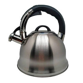 Чайник для плити нержавіюча сталь зі свистком 3л KRAUZER 78411 Serie Universal