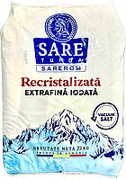 СОЛЬ ЭКСТРА (Йодированная) SAREROM TURDA 25 КГ, РУМЫНИЯ - *БЕСПЛАТНАЯ ДОСТАВКА