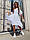 Жіноча сукня-сарафан міді, сукня вільна бавовняна, стильна сукня міді довжина, фото 8