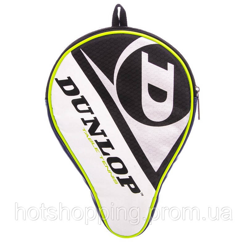 Чехол для ракетки для настольного тенниса DUNLOP MT-679215 D TT AC TOUR серый-салатовый ht - фото 4 - id-p2147767033