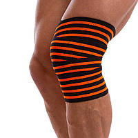 Бинты на колени для приседаний Zelart TA-312 цвет оранжевый ht