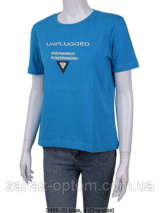 Футболка жіноча оптом (one size) Туреччина 3488-118460, фото 1