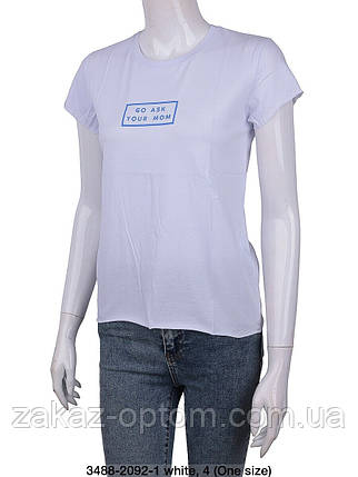 Футболка жіноча оптом (one size) Туреччина 3488-118461, фото 1