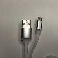 Кабель плоский Havit HV-CB630 USB to MicroUSB, white