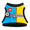 Шлея для собак м'яка WAUDOG Clothes з QR паспортом, "Colors of freedom", XS3, В 32-35 см, C 22-24 см, фото 4