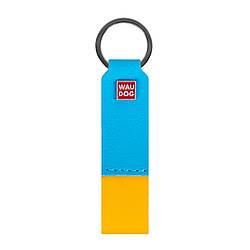 Брелок WAUDOG Family з малюнком "Colors of freedom", преміум шкіра (ширина 20 мм, довжина 95 мм)