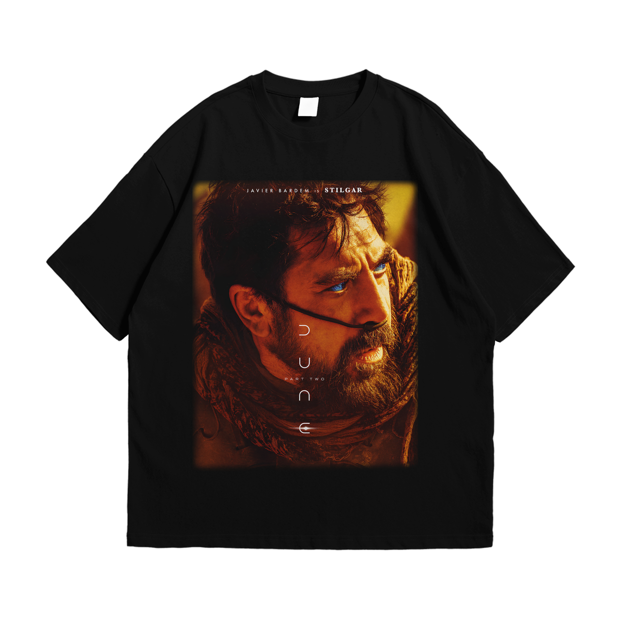 Футболка з принтом Dune частина 2 - Стілґар XL Чорний