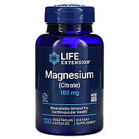 Витамины и минералы Life Extension Magnesium Citrate 100 mg, 100 вегакапсул CN11350 SP