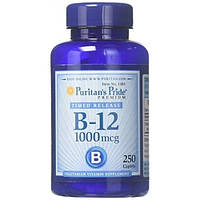Метилкобаламин Puritan's Pride Vitamin B-12 1000 mcg 250 Caplets ZZ, код: 7520725