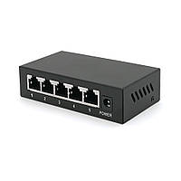 SM POE комутатор Merlion 4 POE 10/100+1 RJ45 10/100 зовнішній блок живлення 52V 0,92A