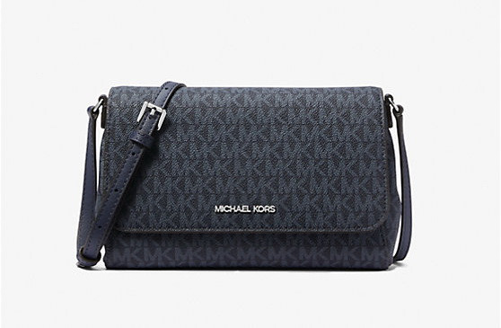 Жіноча сумка Michael Kors Medium Logo Convertible Crossbody Bag (синя) ОРИГІНАЛ
