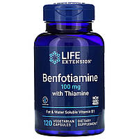 Витамины и минералы Life Extension Benfotiamine with Thiamine, 120 вегакапсул CN11309 SP