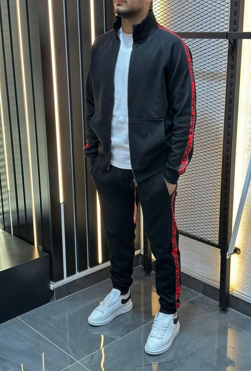 Чоловічий спортивний костюм HUGO Boss CK7717 чорний S, М, фото 1