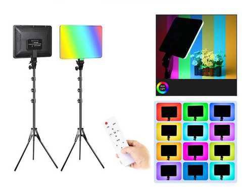 Прямоугольная светодиодная RGB лампа для фото и видео PM-26, Видео свет профессиональный для фото и видео - фото 1 - id-p2147805442