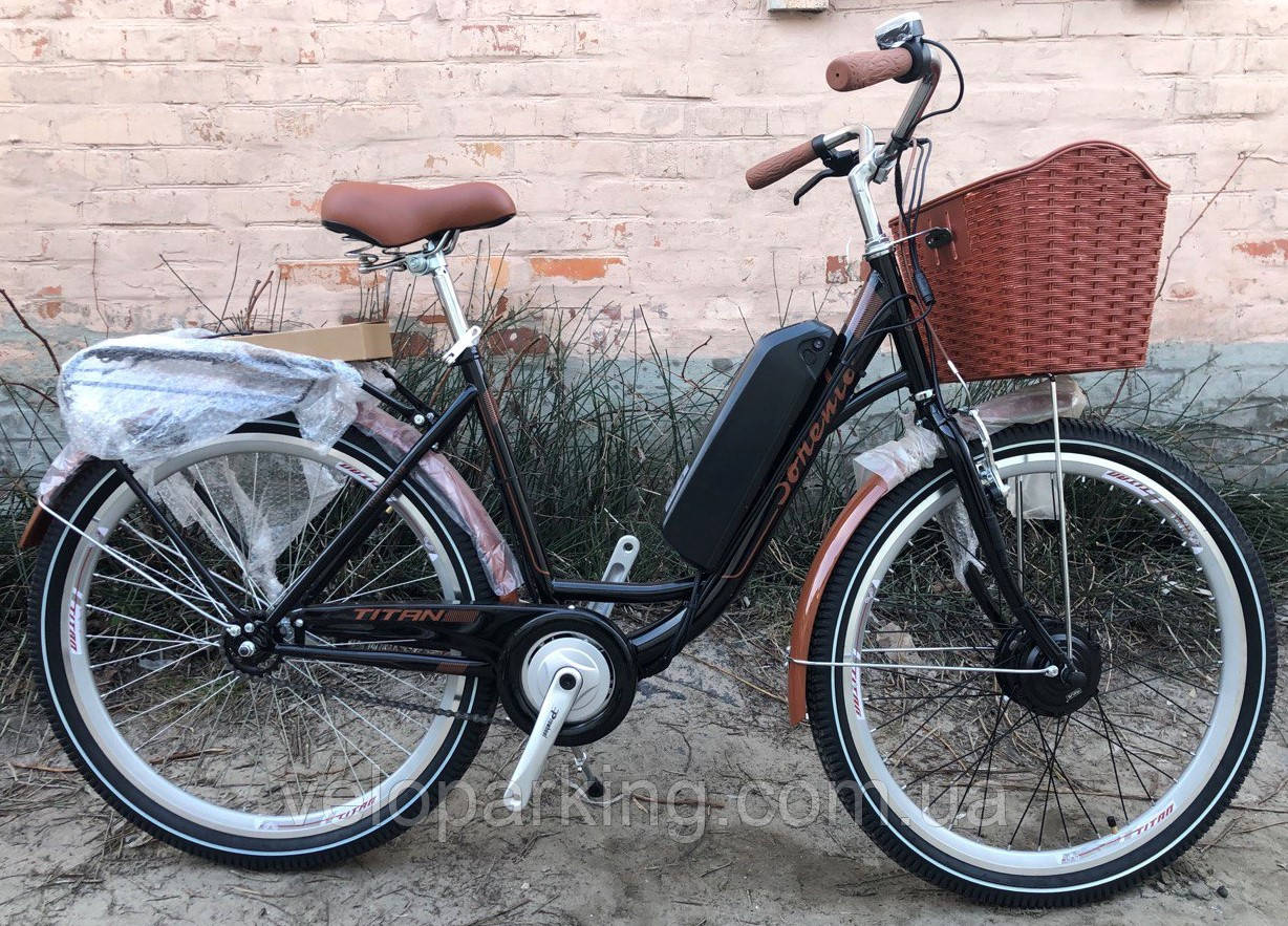 Електровелосипед міський 26 Titan 350W, 36V13AH, 15A дорожній жіночий Sorento