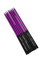 Свічки для торта фуксія  8 штук 14 см