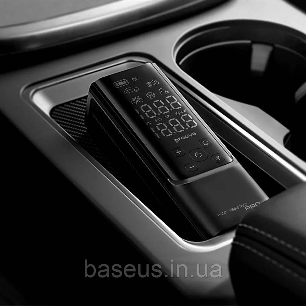 Автомобільний портативний насос Proove Pump Assistant Pro, чорний (PPAP80010901), фото 1