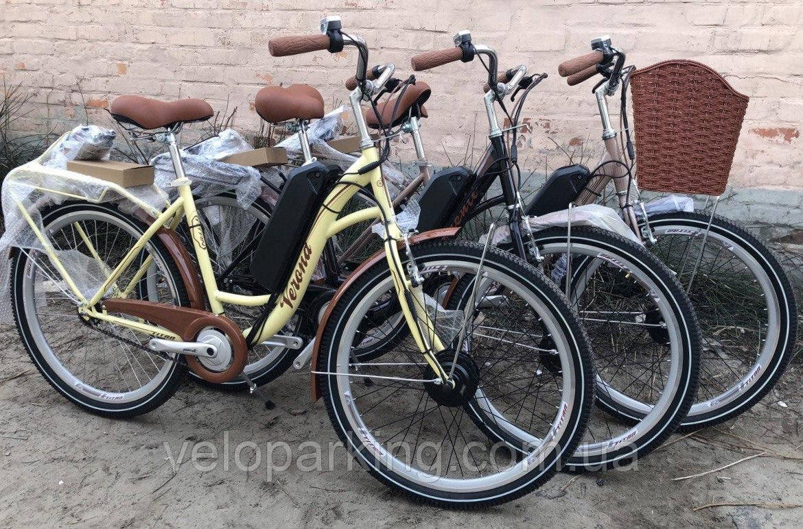 Електровелосипед 28 Titan дорожній 350Вт, 48V10AH, 15A жіночий міській