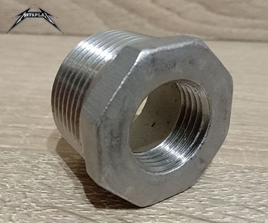 Футорка нержавіюча Ду25 х Ду15 (1"х1/2") AISI 304, фото 1