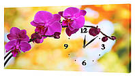 Настенные часы ProfART на холсте 30 x 53 см Нежные цветы (c32_S) ZZ, код: 1225637