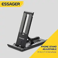 Портативный держатель подставка для телефона Essager Mobile Phone Stand EZJZM-FC01 Black