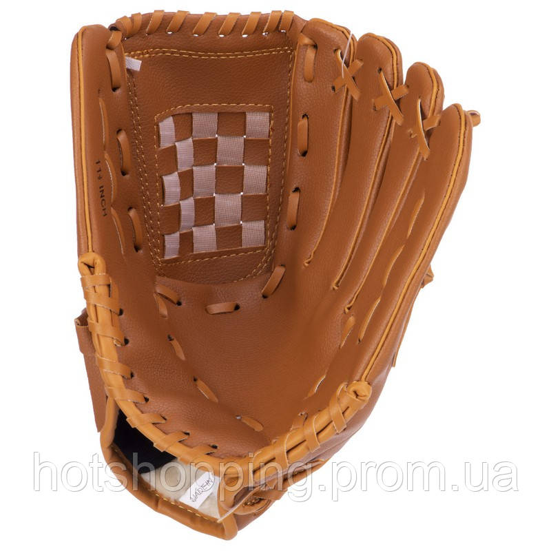 Ловушка для бейсбола Zelart C-1877 цвет коричневый ht - фото 3 - id-p2147813652