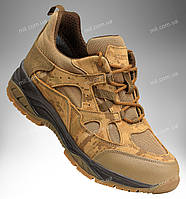 Кожаные тактические кроссовки на мембране / трекинговая демисезонная обувь для военных COGUAR Stimul (MM14)