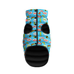 Курточка для собак WAUDOG Clothes з малюнком "Ліга Справедливості", M50, В 76-79 см, С 55-61 см