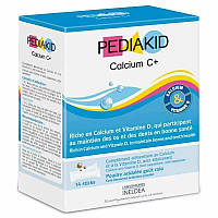 Микроэлемент Кальций Pediakid Calcium C+ 14 х 2,6 g ZZ, код: 7803622