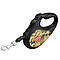 Повідець-рулетка для собак WAUDOG R-leash, малюнок "Мілітарі", S, до 15 кг, 5 м, світловідбивна стрічка, фото 4