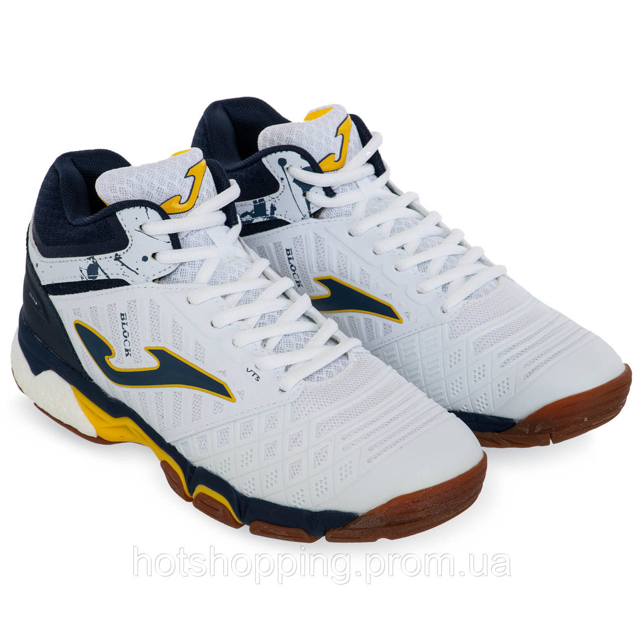 Кроссовки волейбольные Joma V.BLOCK VBLOKW2202 размер 41-EUR/40-UKR цвет белый-темно-синий ht - фото 4 - id-p2147806858