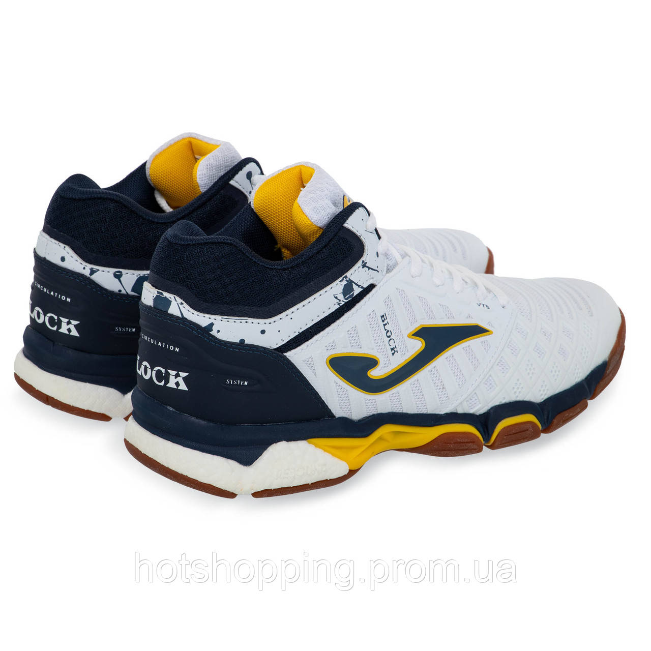 Кроссовки волейбольные Joma V.BLOCK VBLOKW2202 размер 41-EUR/40-UKR цвет белый-темно-синий ht - фото 5 - id-p2147806858