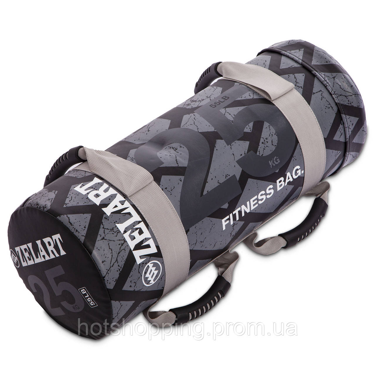 Мешок для кроссфита и фитнеса Zelart Power Bag FI-0899-25 25кг черный-серый ht - фото 1 - id-p2147823534