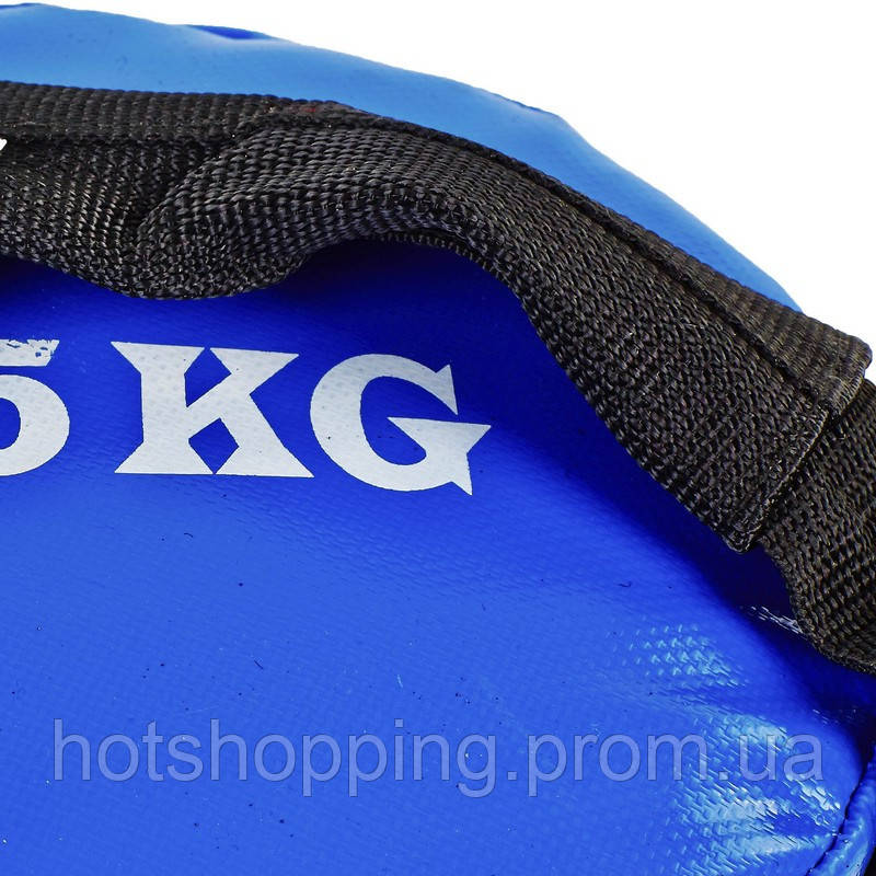 Мешок для кроссфита и фитнеса Zelart FI-5050A-15 Power Bag 15кг черный-синий ht - фото 3 - id-p2147823536