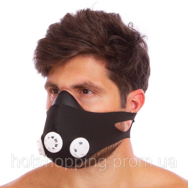 Маска тренировочная Zelart Training Mask FI-5324 черный ht - фото 2 - id-p2147815106