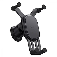 Автомобильный держатель для мобильного телефона Baseus Stable Series Gravitational Car Mount Air Black