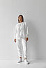 Спортивний жіночий костюм  Бомбер + Джогери  "FLY" UA білий, фото 2