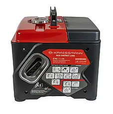Инверторный генератор 1.2 квт kraissmann eyg1200ia, фото 5