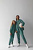Спортивний жіночий костюм  Бомбер + Джогери  "FLY" UA  у кольорі фісташка, фото 2