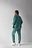 Спортивний жіночий костюм  Бомбер + Джогери  "FLY" UA  у кольорі фісташка, фото 6