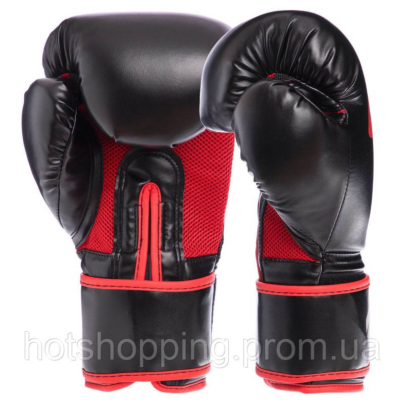 Перчатки боксерские UFC Myau Thai Style UHK-69673 12 унций черный ht - фото 2 - id-p2147842651